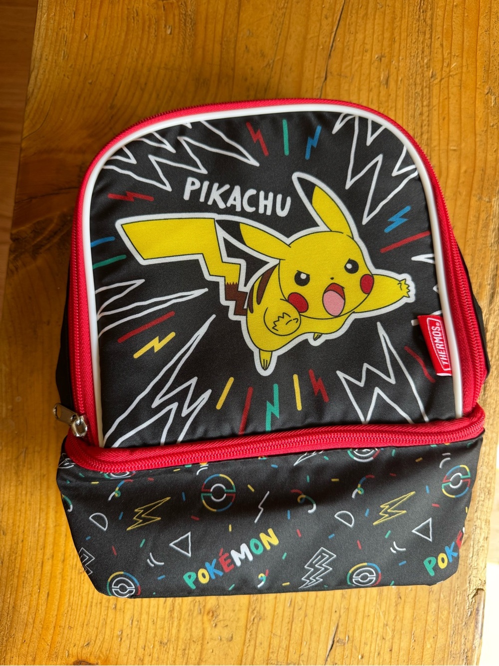 Kids Thermos Insulated Lunch Bag Nintendo Pokémon Pikachu Theme
